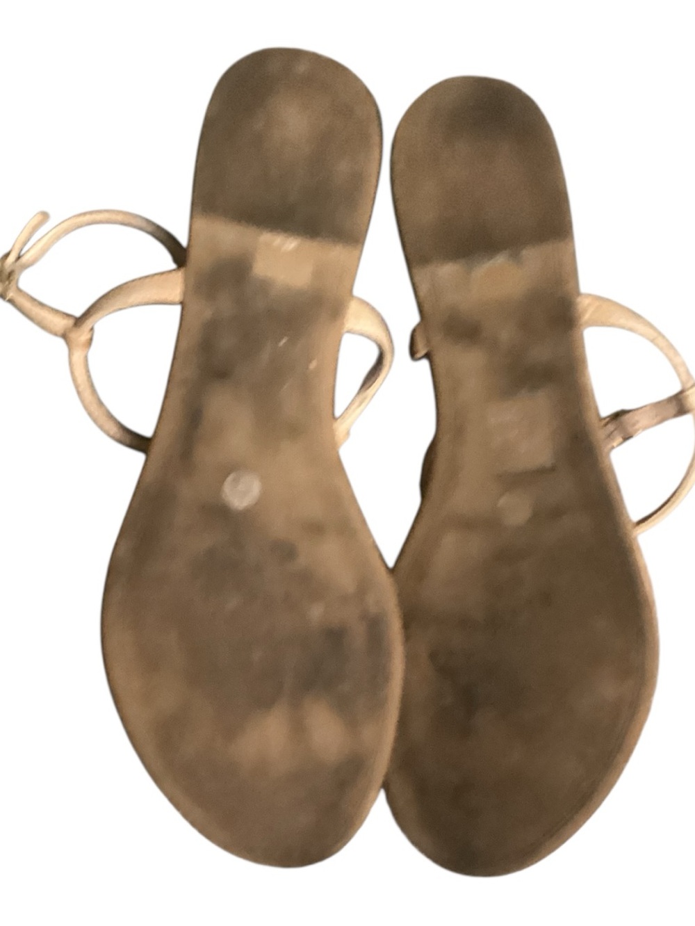 Emmy Patent Leather Thong Sandals-Tan - Picture 4 of 4